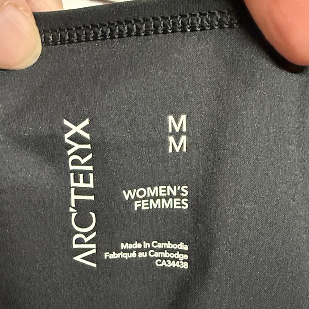 Arc’teryx Contenta Tank Mini Dress Black Medium - Picture 3 of 5